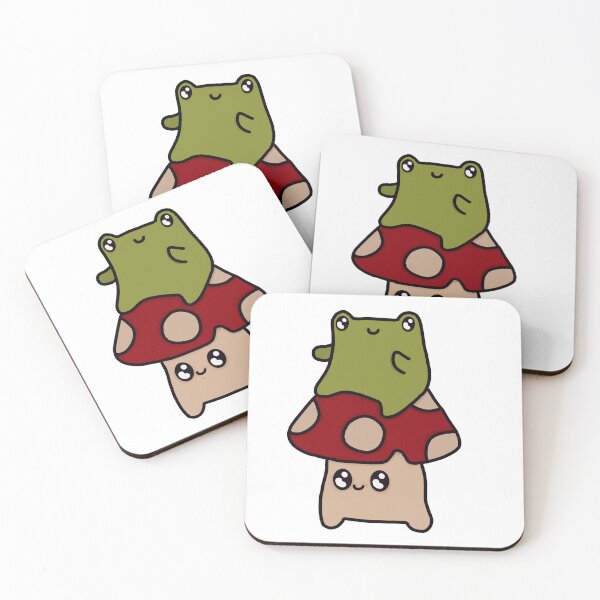 Item preview, Frog on a Colorful Toadstool designed and sold by Kinia2702.