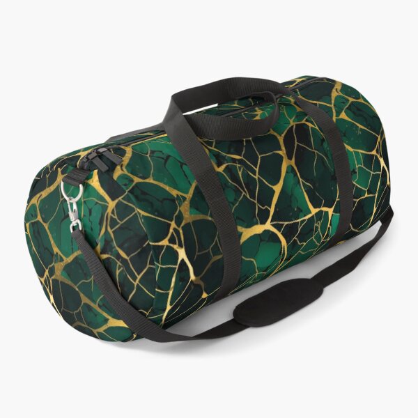 Item preview, Green and Gold Kintsugi Design - Emerald and Malachite designed and sold by MyThirdFavorite.