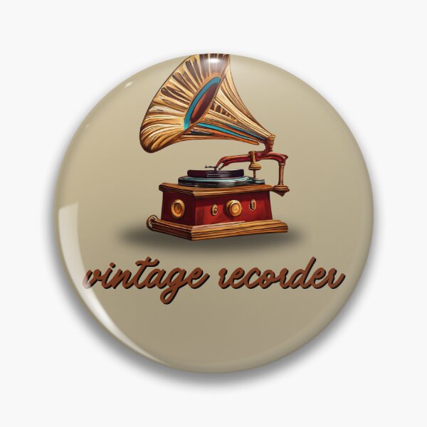 Item preview, Vintage Recorder Player Classic Music Lover designed and sold by Guess4best.