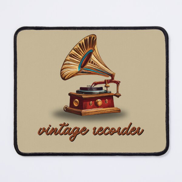 Item preview, Vintage Recorder Player Classic Music Lover designed and sold by Guess4best.