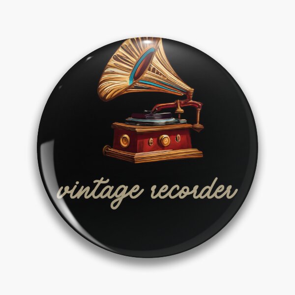 Item preview, Vintage Recorder Player Classic Music Lover designed and sold by Guess4best.