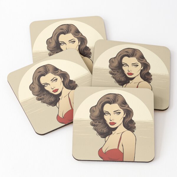 Artikelvorschau, Pinup Sunset Lady entworfen und verkauft von CoolMantras.