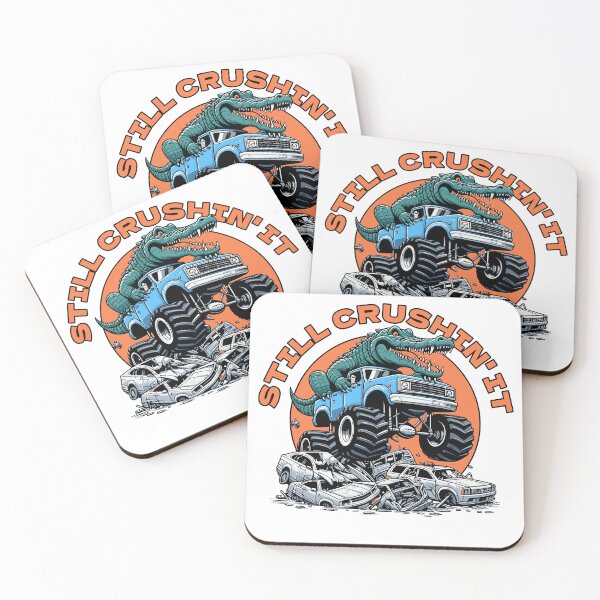 Item preview, Still Crushin' It: Monster Truck Alligator Back To School designed and sold by TKsTees.