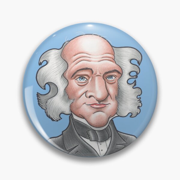 Item preview, Martin Van Buren Caricature designed and sold by FunFaces.