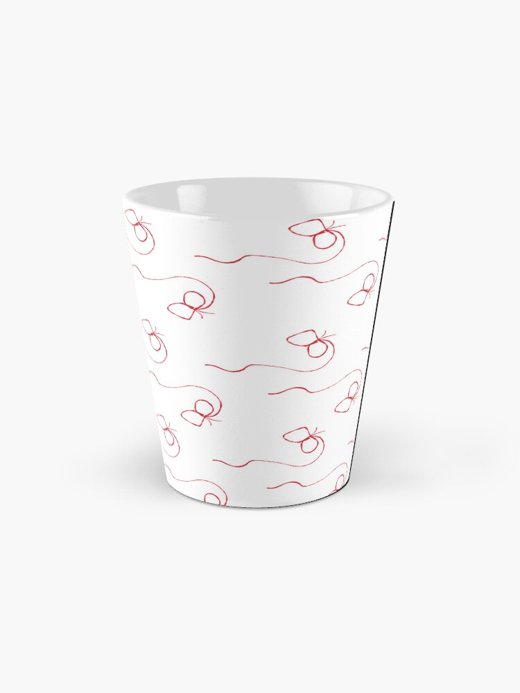Thumbnail 2 of 4, Coffee Mug, Red bow designed and sold by DiMilford.