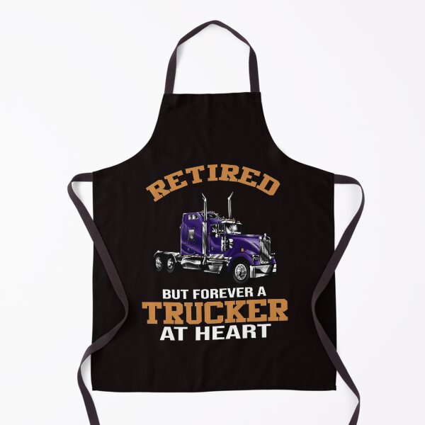 Item preview, Big Rig Truck Driver, Retired But Forever A Trucker At Heart designed and sold by fantasticdesign.