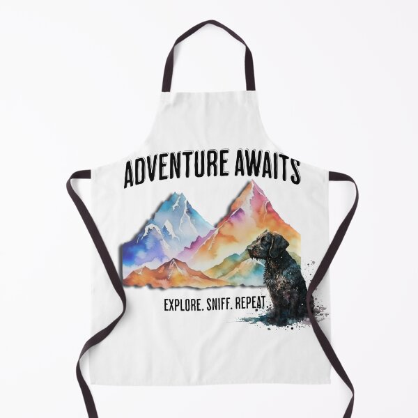 Item preview, Adventure Awaits Explore Sniff Repeat Dog Hiking designed and sold by EllamaeRose.