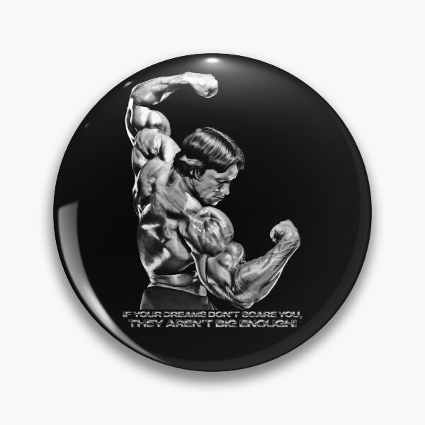 Item preview, Stoic Quote If your dreams don't scare you, they aren't big enough! Muhammad Ali. Arnold Schwarzenegger Fan art designed and sold by HuzaifaNaveedh.