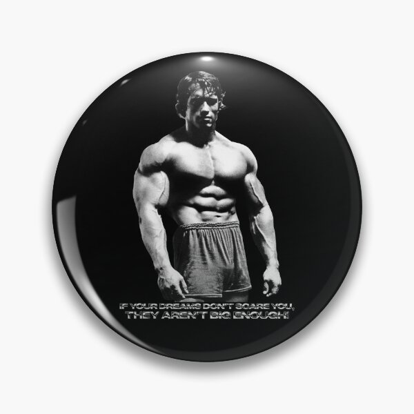 Item preview, Stoic Quote If your dreams don't scare you, they aren't big enough! Muhammad Ali. Arnold Schwarzenegger Fan art designed and sold by HuzaifaNaveedh.