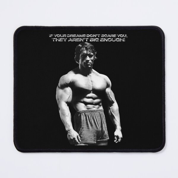 Item preview, Stoic Quote If your dreams don't scare you, they aren't big enough! Muhammad Ali. Arnold Schwarzenegger Fan art designed and sold by HuzaifaNaveedh.
