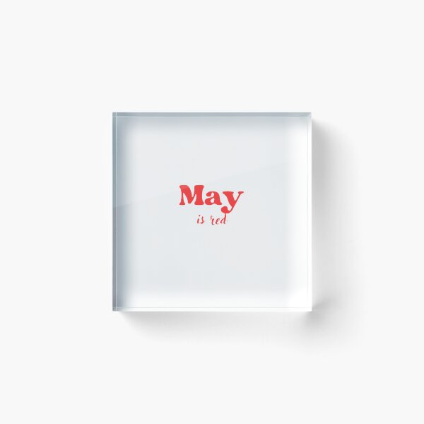 Item preview, May is red designed and sold by OLDYS.