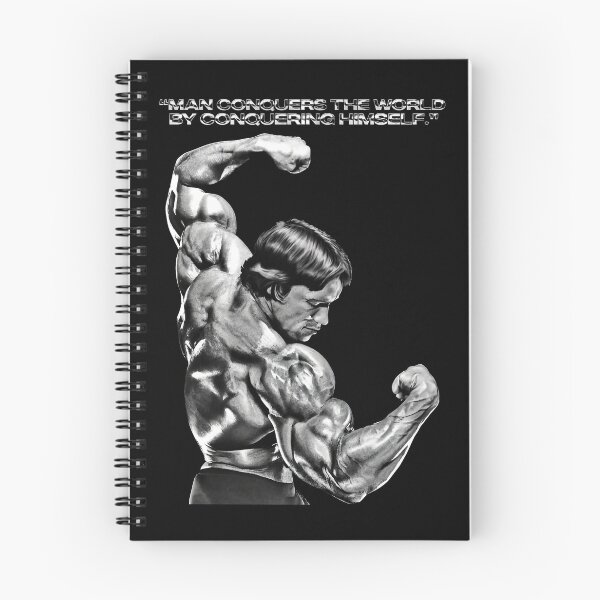 Item preview, Stoic Quote “Man conquers the world by conquering himself.” Arnold Schwarzenegger Fan art designed and sold by HuzaifaNaveedh.