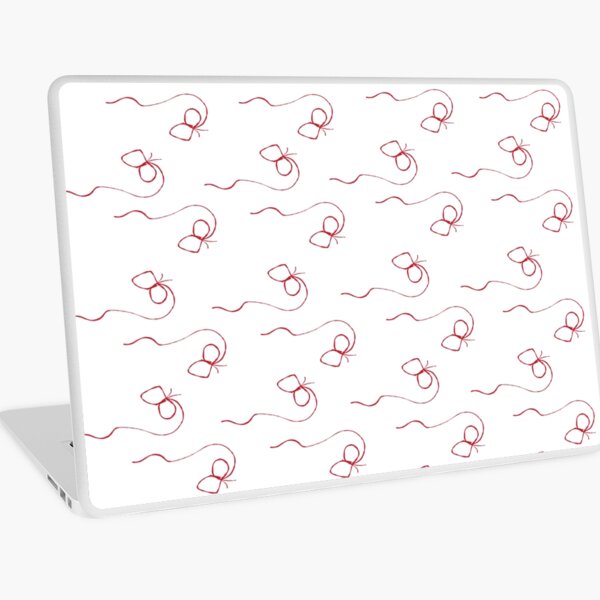 Red bow Laptop Skin