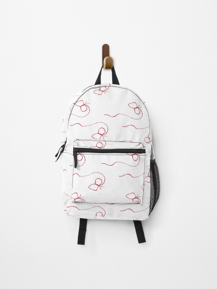 Thumbnail 1 of 3, Backpack, Red bow designed and sold by DiMilford.