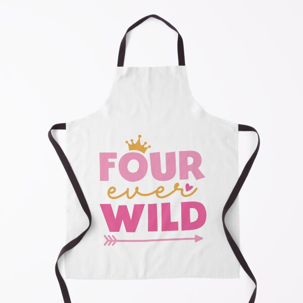 Item preview, Little Girl 4th Birthday Four Ever Wild Crown Toddler designed and sold by clothesy7.