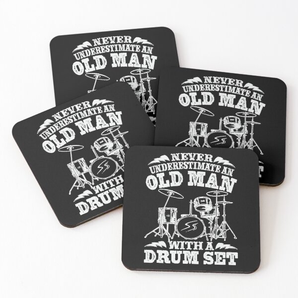 Item preview, Funny Drummer Never Underestimate an Old Man With a Drum Set designed and sold by tmerchtrends.