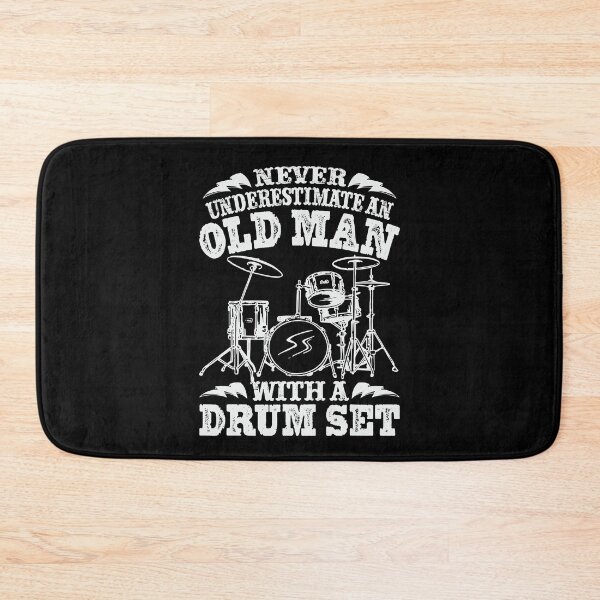 Item preview, Funny Drummer Never Underestimate an Old Man With a Drum Set designed and sold by tmerchtrends.