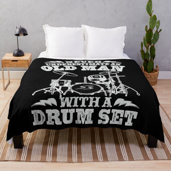 Item preview, Funny Drummer Never Underestimate an Old Man With a Drum Set designed and sold by tmerchtrends.
