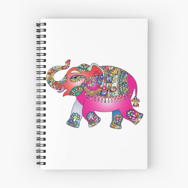 Artikelvorschau, Elefant Pink Oriental entworfen und verkauft von Bluelynx.