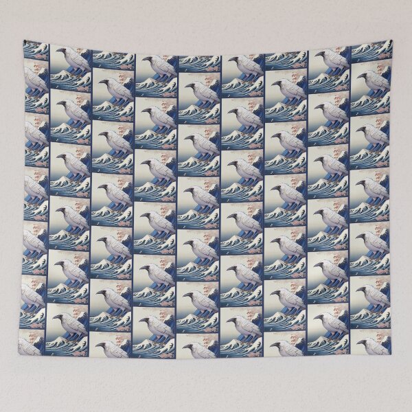 Item preview, white raven designed and sold by EuropeanPrints.