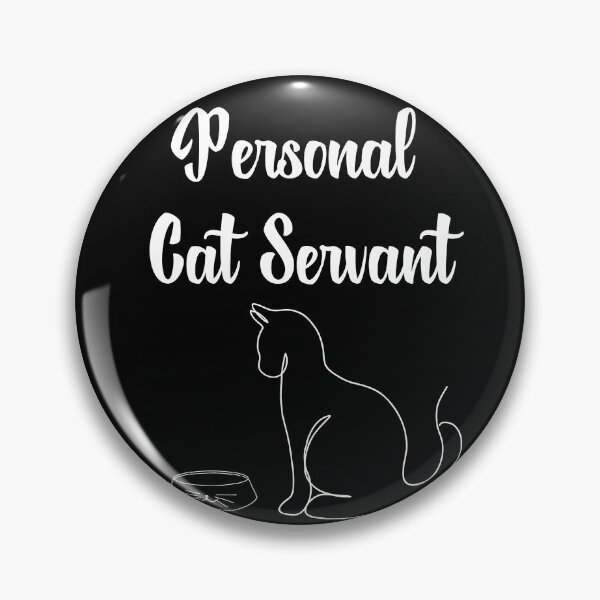 Item preview, Funny Black Cat Personal Servant  designed and sold by ArtFromBeyond.