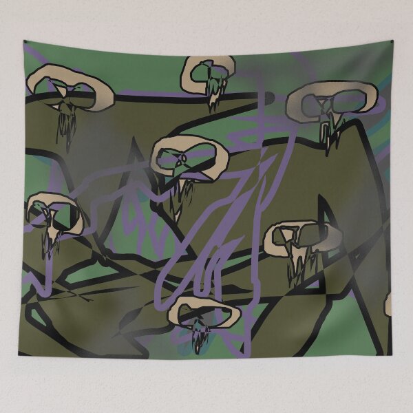 Item preview, Skulls, Blur Targets (Swamp) designed and sold by skullbal.
