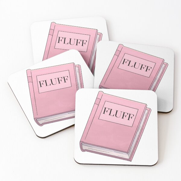 Artikelvorschau, Fluff Pink Book Romance Trope entworfen und verkauft von NimuehArt.