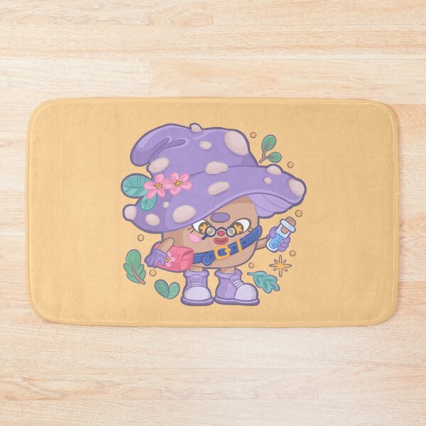 Item preview, Kawaii and magical purple druid mushroom designed and sold by lizdejupiter.