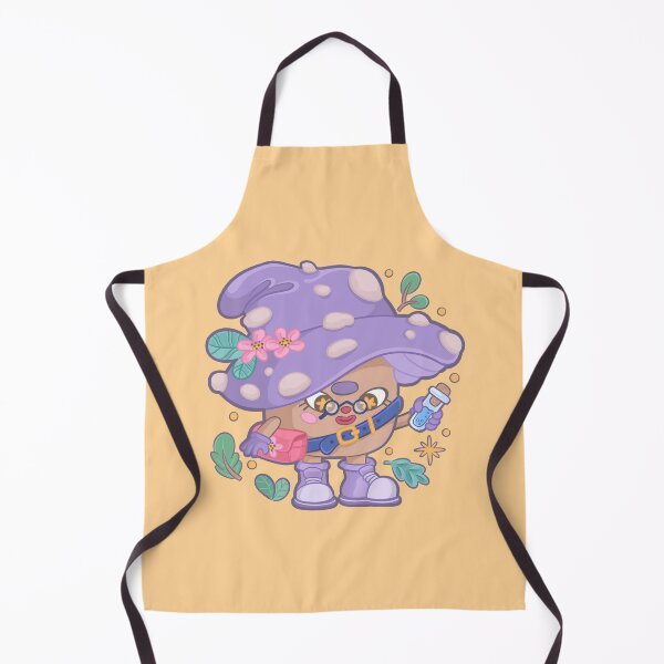 Item preview, Kawaii and magical purple druid mushroom designed and sold by lizdejupiter.