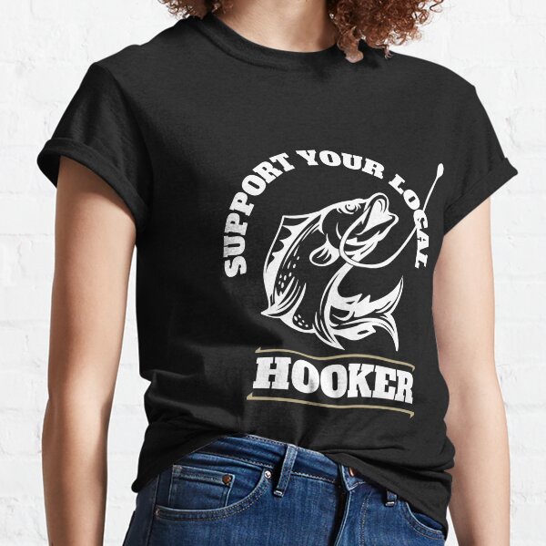  Weekend Hooker Funny Fishing Lover Joke For Fisherman T-Shirt :  Clothing, Shoes & Jewelry