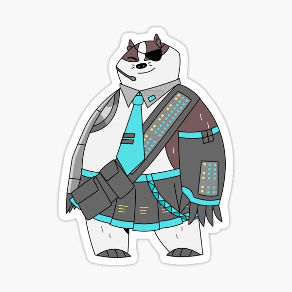 Badgerclops x Hatsune Miku Sticker