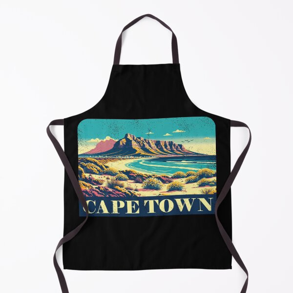 Item preview, Vintage Cape Town Travel Poster Sticker | Howzit South Africa | Explore Table Mountain designed and sold by d247.