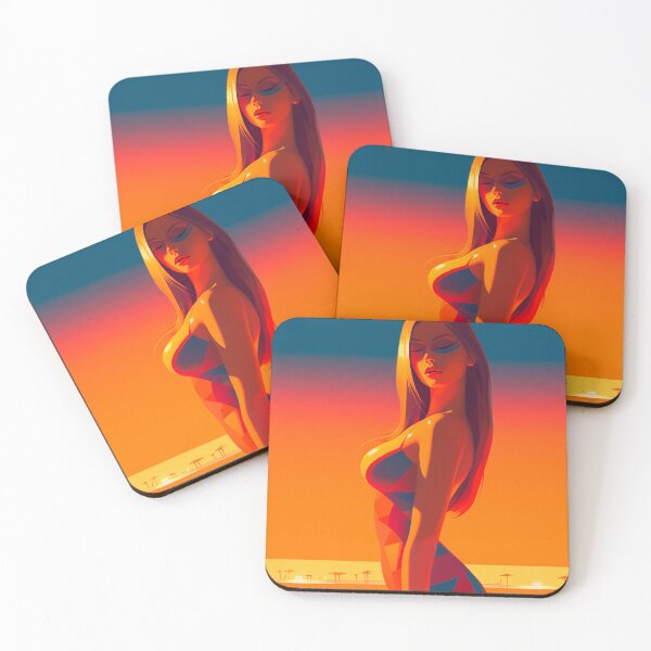 Item preview, Sunset Goddess For Men's Room Triptych 01 designed and sold by CoolMantras.
