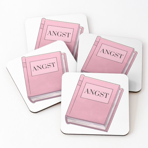 Item preview, Angst Pink Book Romance Trope  designed and sold by NimuehArt.
