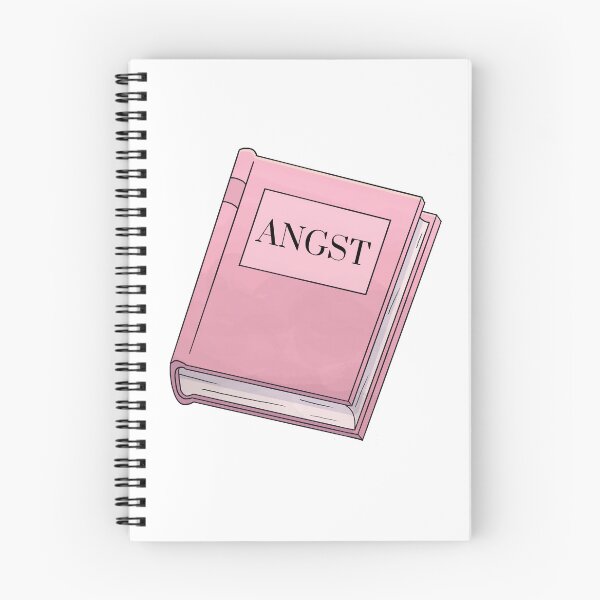Item preview, Angst Pink Book Romance Trope  designed and sold by NimuehArt.