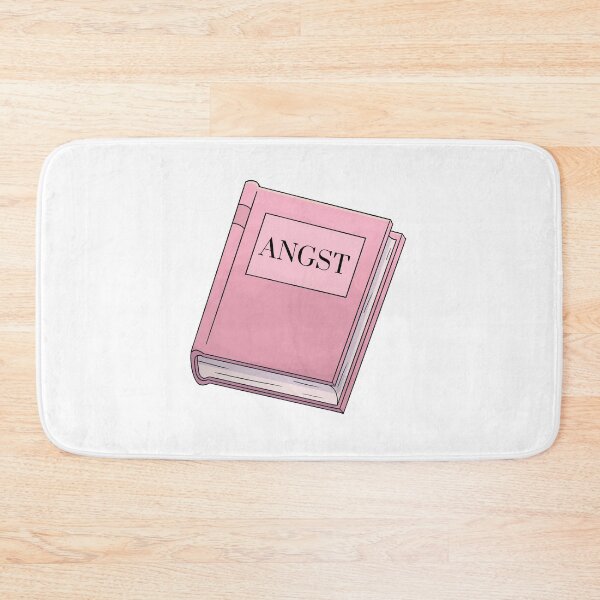 Item preview, Angst Pink Book Romance Trope  designed and sold by NimuehArt.
