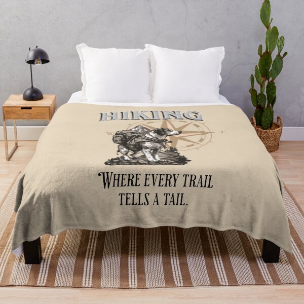 Item preview, Dog Hiking Where Every Trail Tells A Tail designed and sold by EllamaeRose.