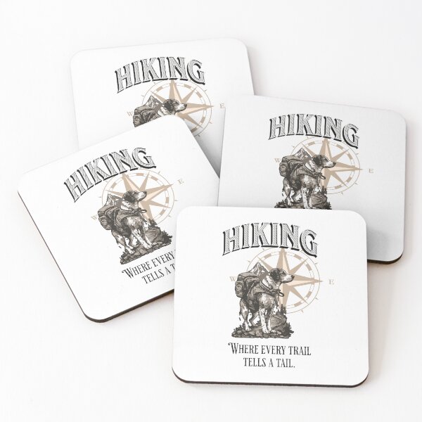 Item preview, Dog Hiking Where Every Trail Tells A Tail designed and sold by EllamaeRose.