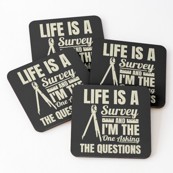 Item preview, Surveyor Land Surveying Gift cartographer Funny Life Is a Survey  designed and sold by HosvPrint .s.