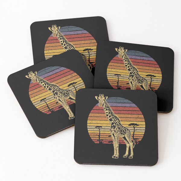 Item preview, Vintage style illustration of a giraffe designed and sold by Art-Design-EM.