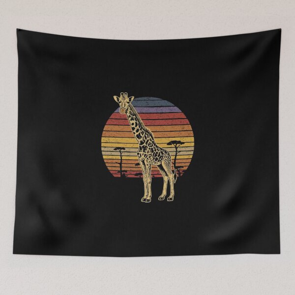 Item preview, Vintage style illustration of a giraffe designed and sold by Art-Design-EM.