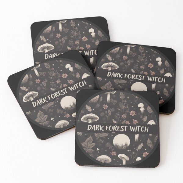 Item preview, Dark Forest Witch Cottagecore Wallpaper designed and sold by CaptainNemo21.
