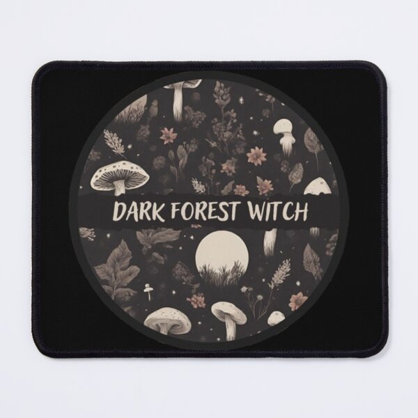 Item preview, Dark Forest Witch Cottagecore Wallpaper designed and sold by CaptainNemo21.