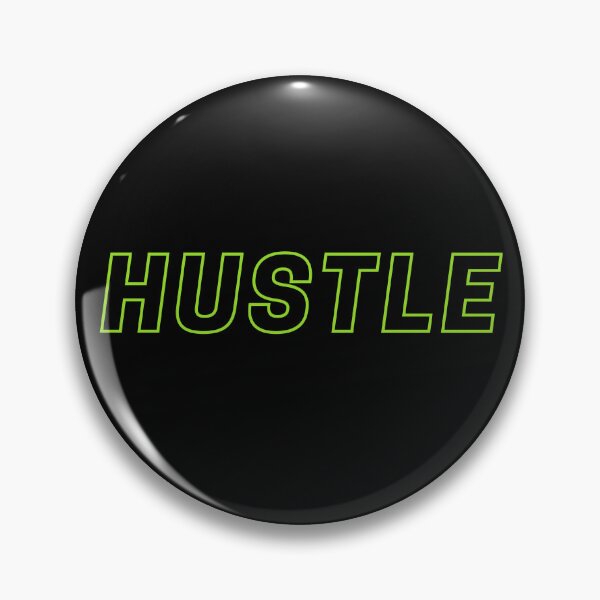 Item preview, Hustle - Simple Green Outline designed and sold by Compass-Design.
