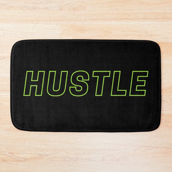 Item preview, Hustle - Simple Green Outline designed and sold by Compass-Design.