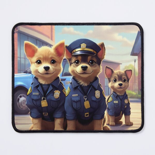 Item preview, Puppy magic- police designed and sold by degworld.