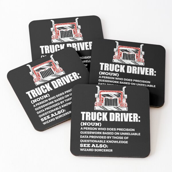 Artikelvorschau, Big Rig Truck Driver, LKW-Fahrer: (Substantiv) Eine Person, die auf der Grundlage unzuverlässiger Daten präzise Vermutungen anstellt entworfen und verkauft von fantasticdesign.