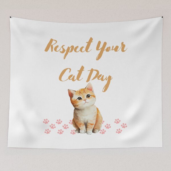 Item preview, Respect Your Cat Day designed and sold by Simo0455.