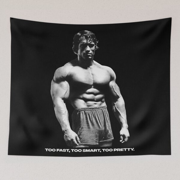 Item preview, Stoic Quote Too Fast, Too Smart, Too Pretty. Muhammad Ali. Arnold Schwarzenegger Fan art designed and sold by HuzaifaNaveedh.