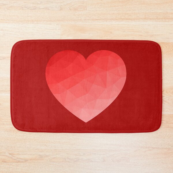 Item preview, Red gradient geometric mesh pattern heart Valentines day love designed and sold by PLdesign.